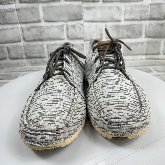 Twisted X Zero-X White & Grey Canvas Lace Up Casual Shoe Men Size 13 M - Picture 6 of 13